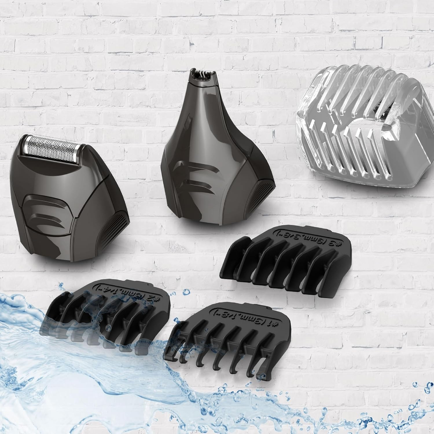 Remington All-In-One Grooming Kit, Lithium Powered, 8 Piece Set with Trimmer, Me
