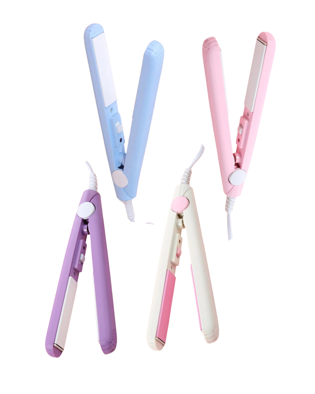 Mini Portable Hair Iron Hair Straightener Curler Professional Hair Irons Ceramic