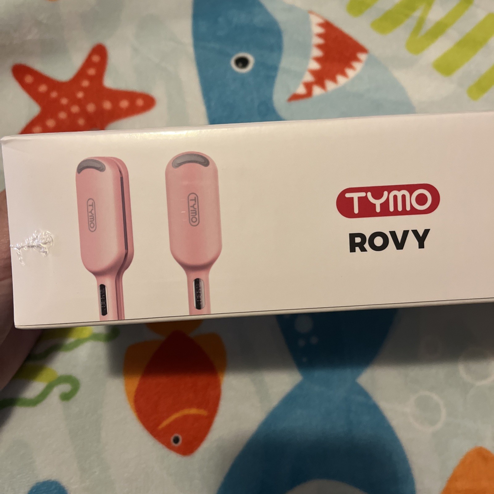 TYMO ROVY Wave Curling Iron Hair Crimper Waver Ionic Pink 1.25 SEALED