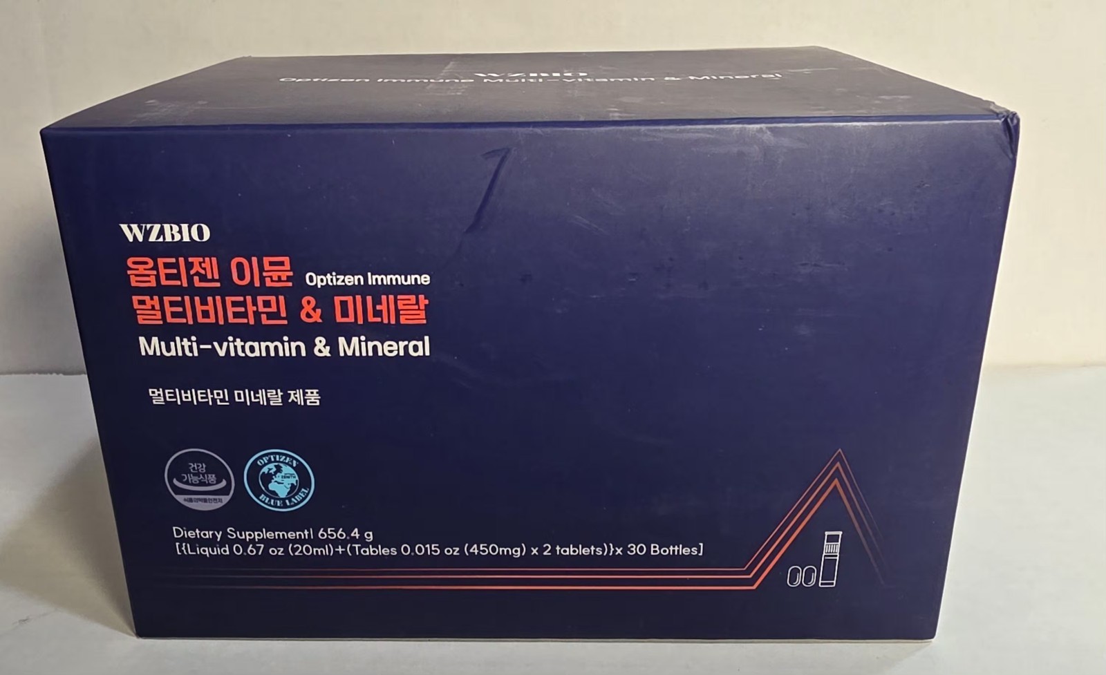 WZBIO Optizen Immune Multi-Vitamin & Mineral – 30 Bottles (Liquid & Tablets) New
