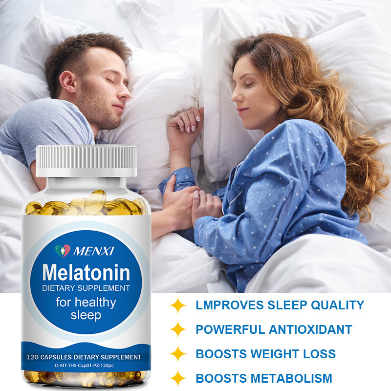 Natural Sleep Aid Capsules – 10/60/120pcs, Support Healthy Sleep Patterns 10mg