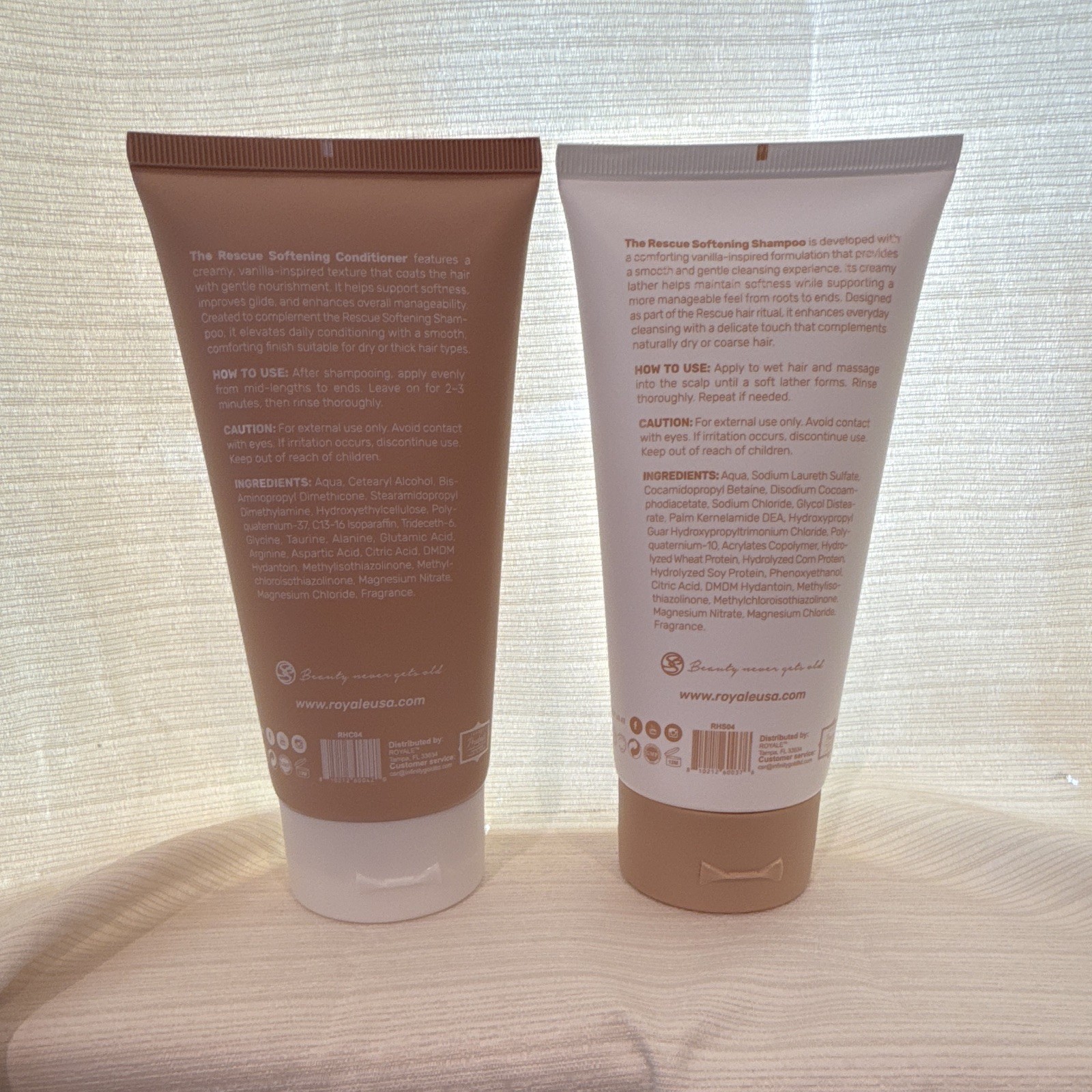 Royale Genius Heating Element Shampoo & Conditioner Set Vanilla 5.07 fl oz