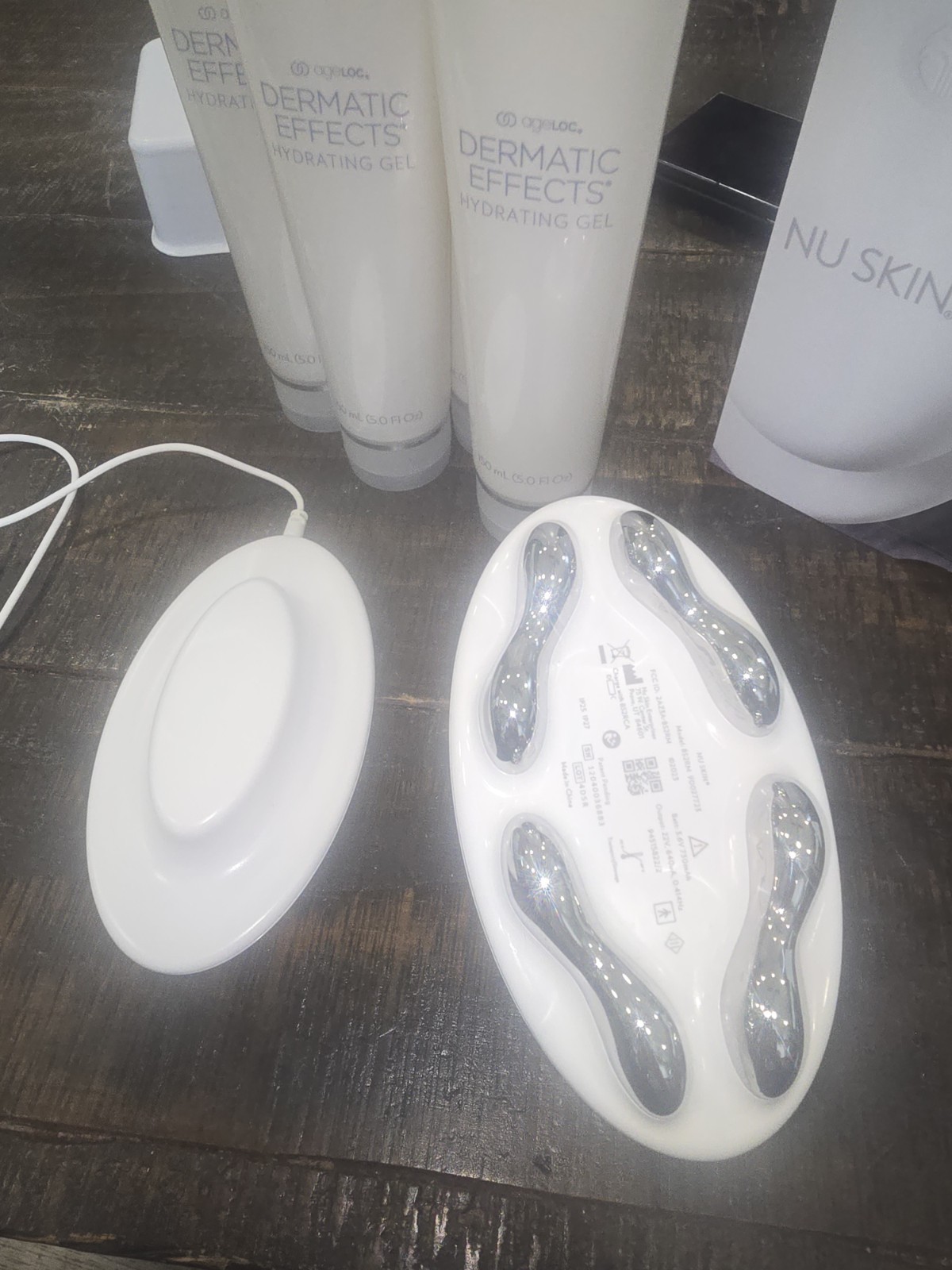 Nu Skin RenuSpa iO Microcurrent Cordless Body Massager Kit Gel 150mL