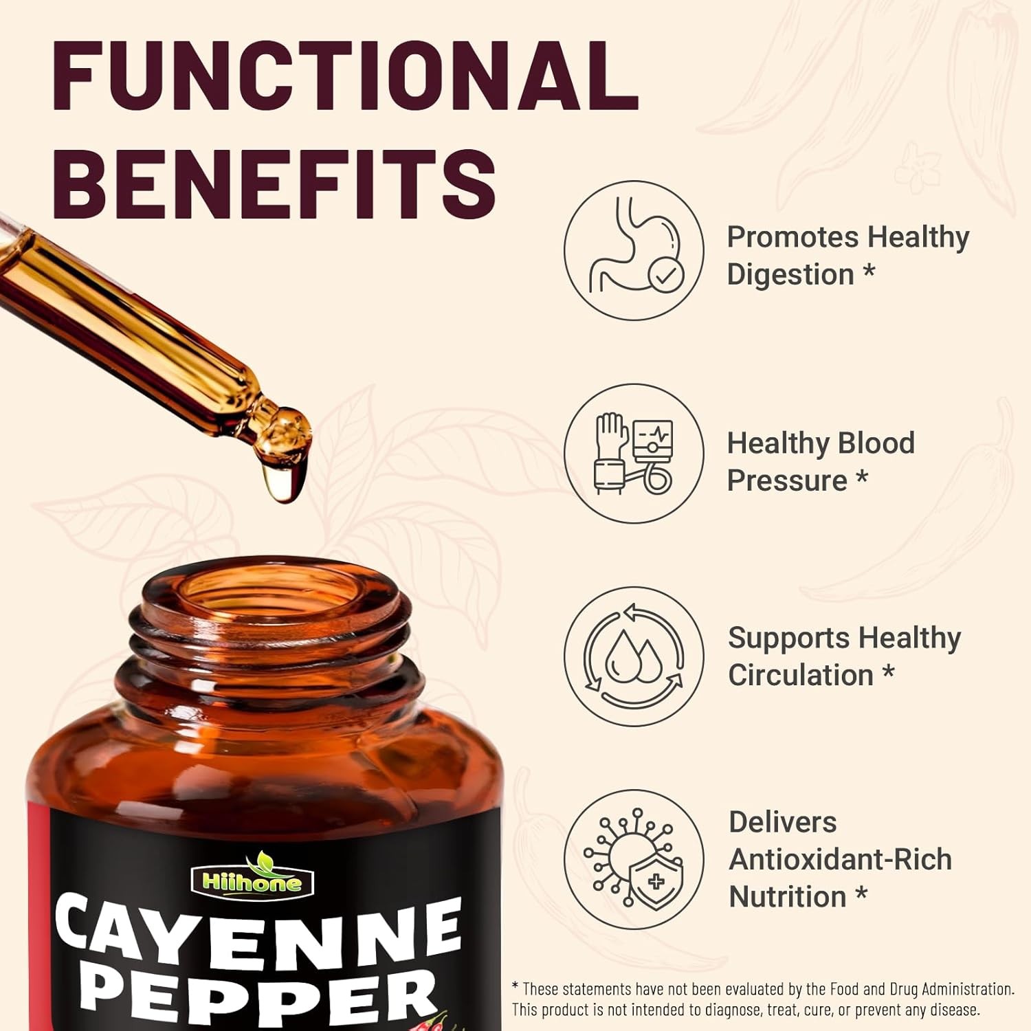 11-in-1 Cayenne Pepper Drops – Supports Healthy Digestion & Immune