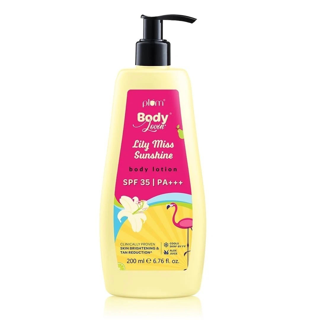 Plum BodyLovin’ Lily Miss Sunshine SPF 35 PA+++ Sunscreen Body Lotion 200ml