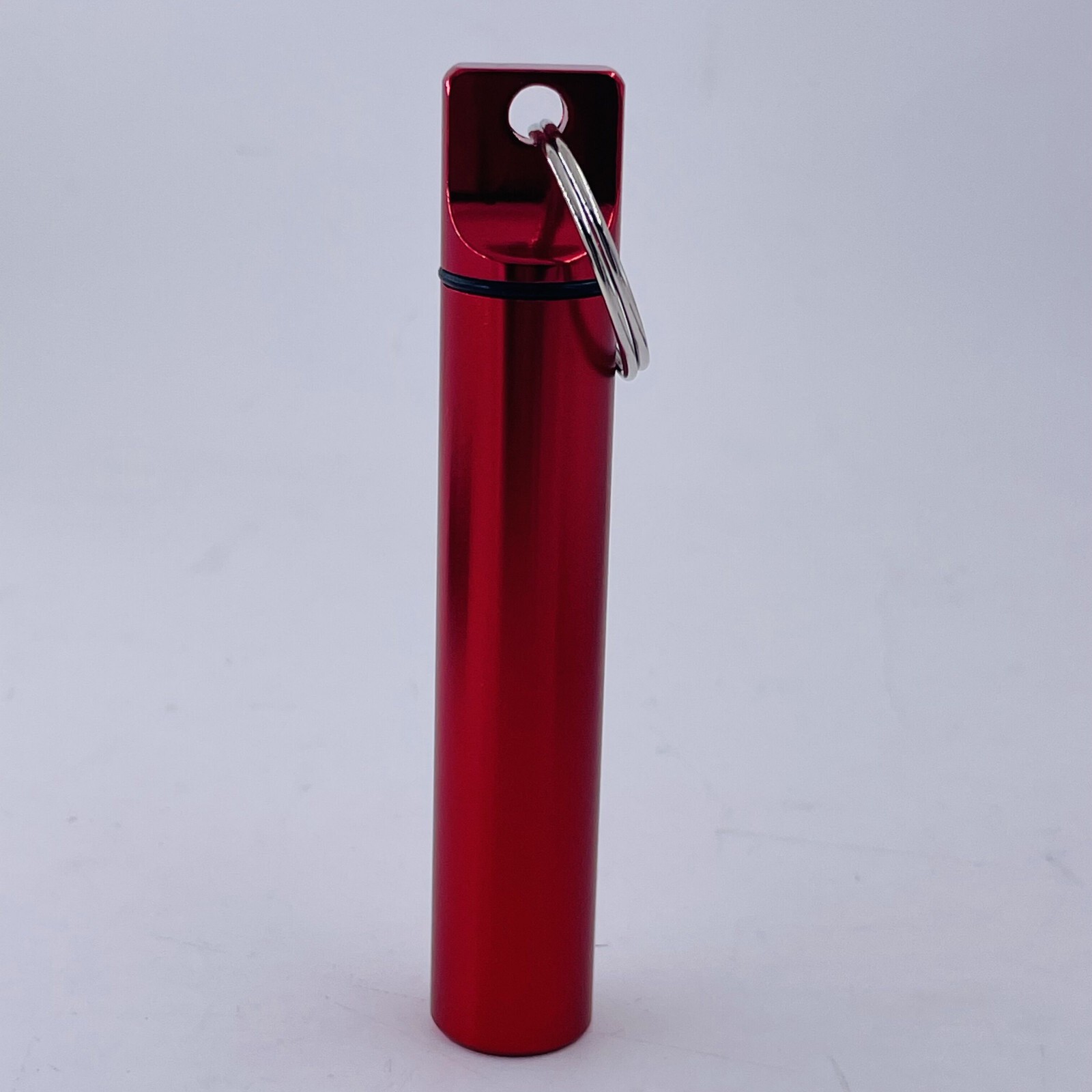Pill Box Portable Travel Pill Case Metal Waterproof Medicine Container Keychain
