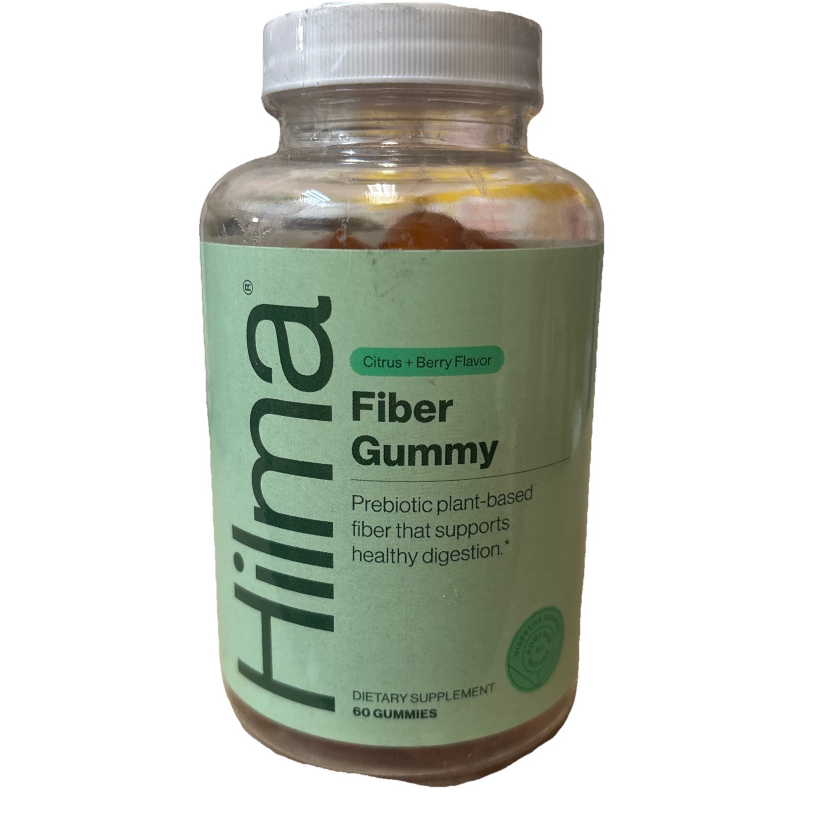 Hilma Fiber Gummy Prebiotic Plant-Based Fiber Healthy Digestion 60Ct BB 04/2026