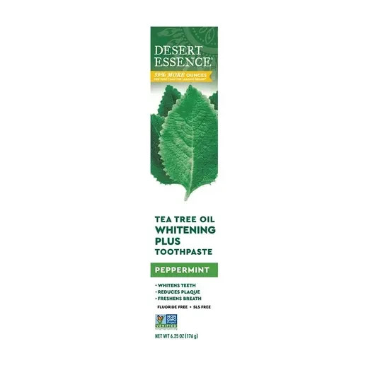 Tea Tree Oil Whitening Plus Toothpaste, Peppermint, 6.25 oz (176 g)
