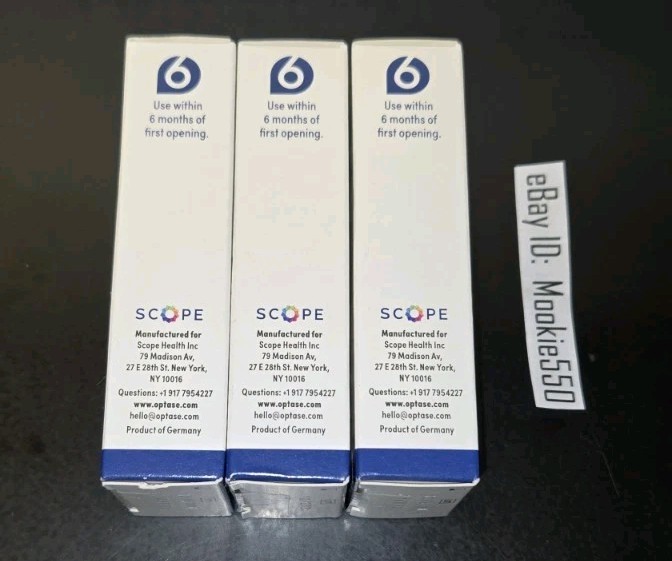 EXP 10/2028! 3 Box Optase HYLO NIGHT Eye Ointment (5g) Preservative Free!