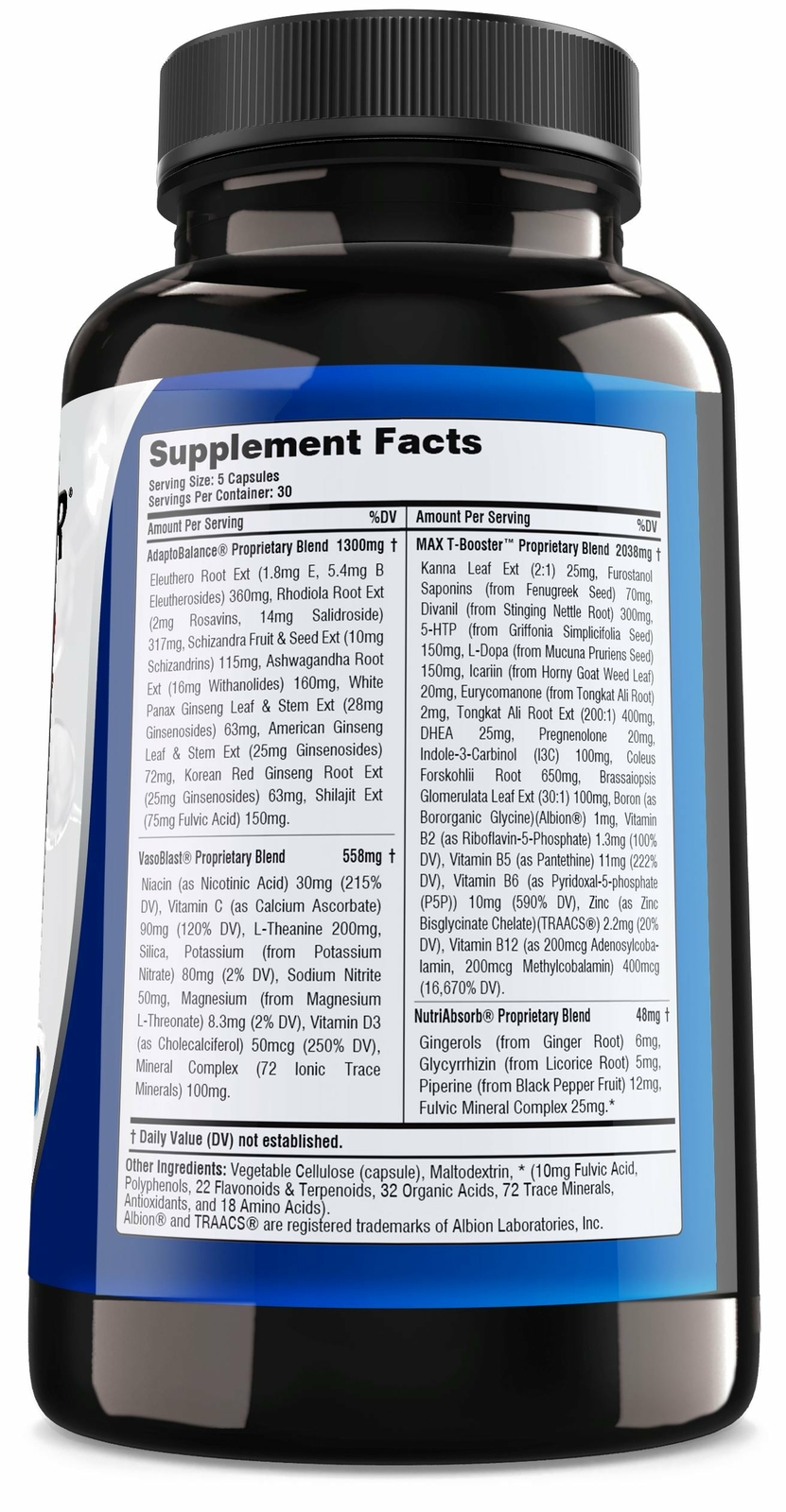 Peak Male Professional Strength Testosterone Booster – Money Back Guarantee