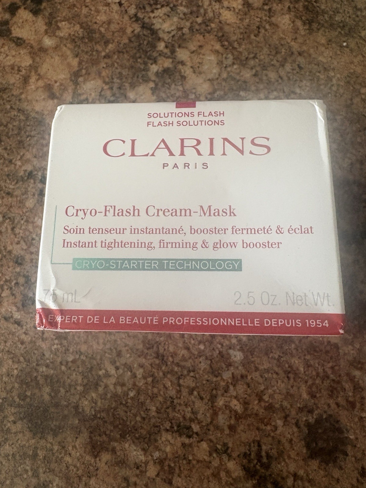 Clarins Cryo-Flash Cream-Mask Firming Face Mask 2.5 oz, 18M PAO (80095401)