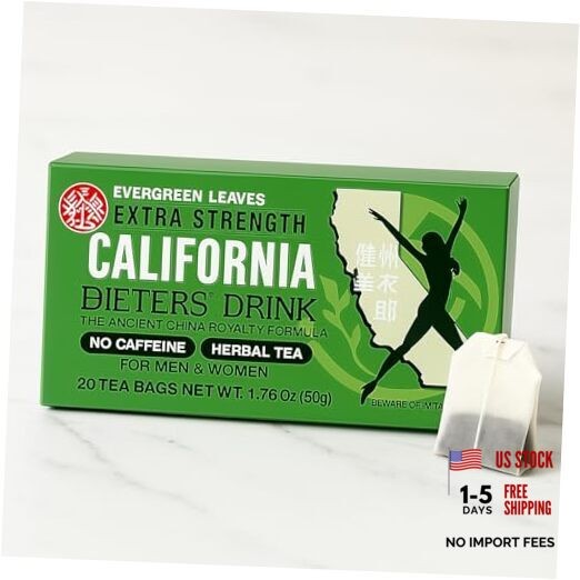 California Dieter Drink Extra Strength Tea | 1.76 ounces | 3 Pack