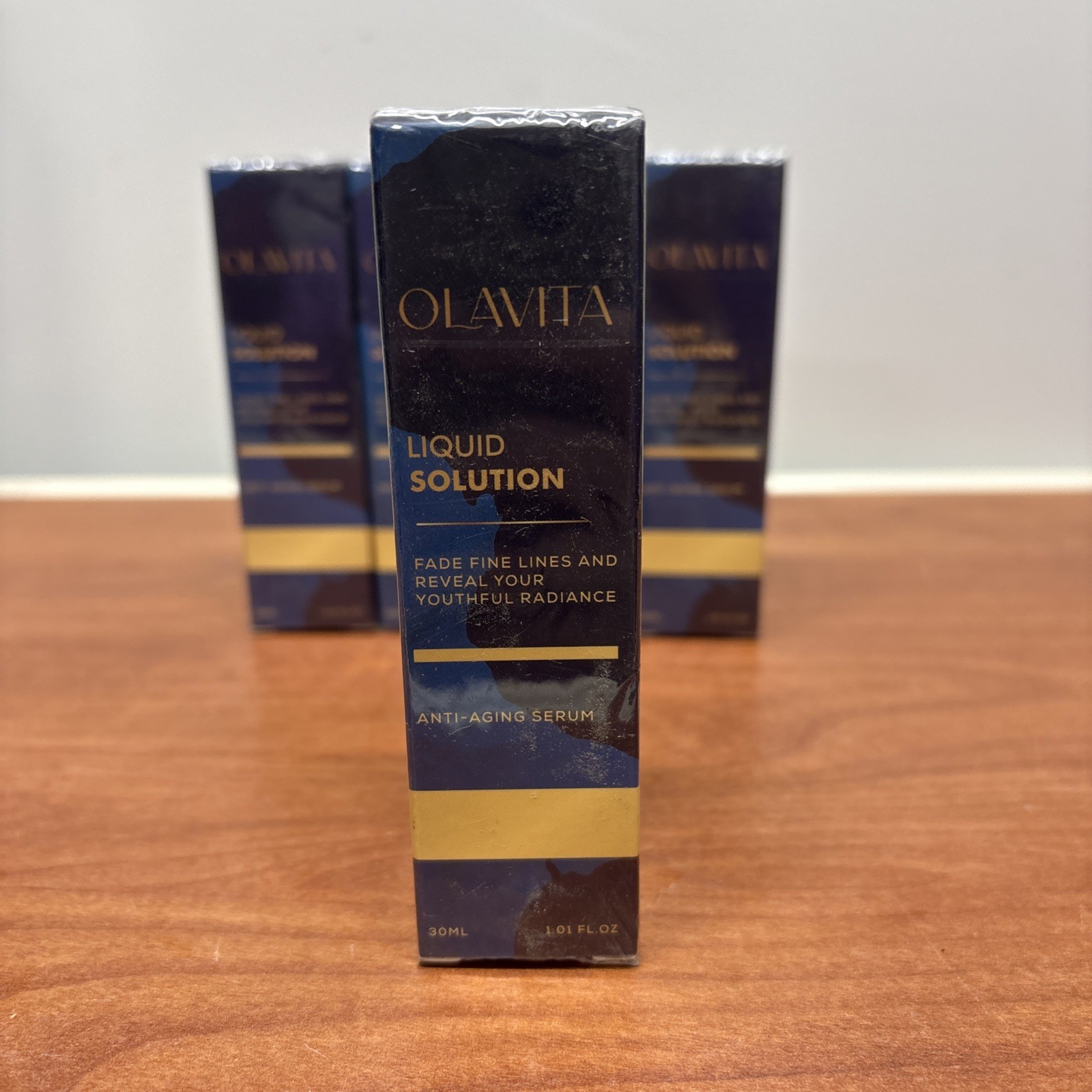 5 Pack OLAVITA Liquid Solution Anti Aging Serum 30 ml 1.01 oz Exp 06/28