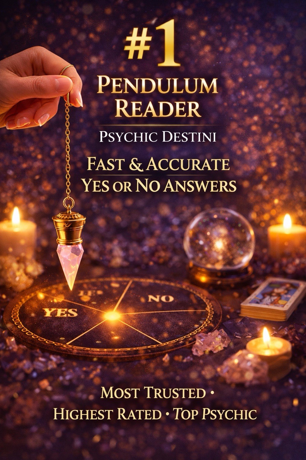 Yes Or No Pendulum Reading 5 Answer Predictions, Psychic Medium – 100% Accurate