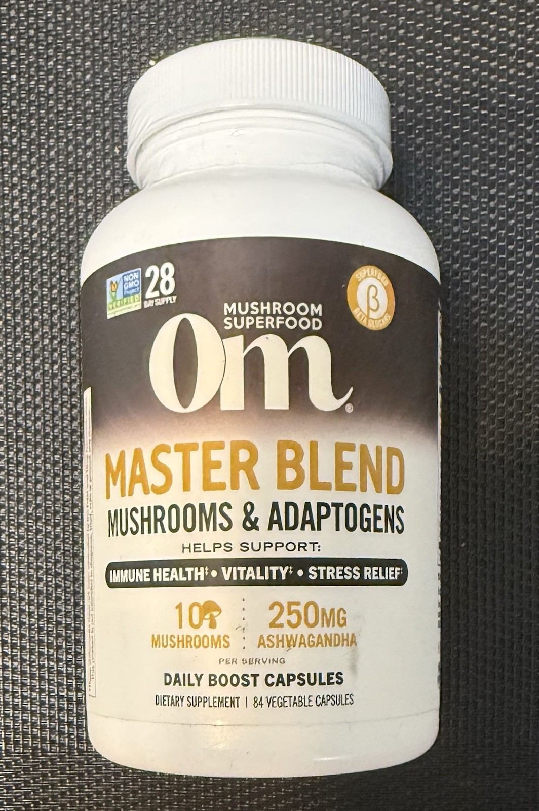 Superfood Master Blend 250 Mg 84 Veg Caps By Om Mushrooms
