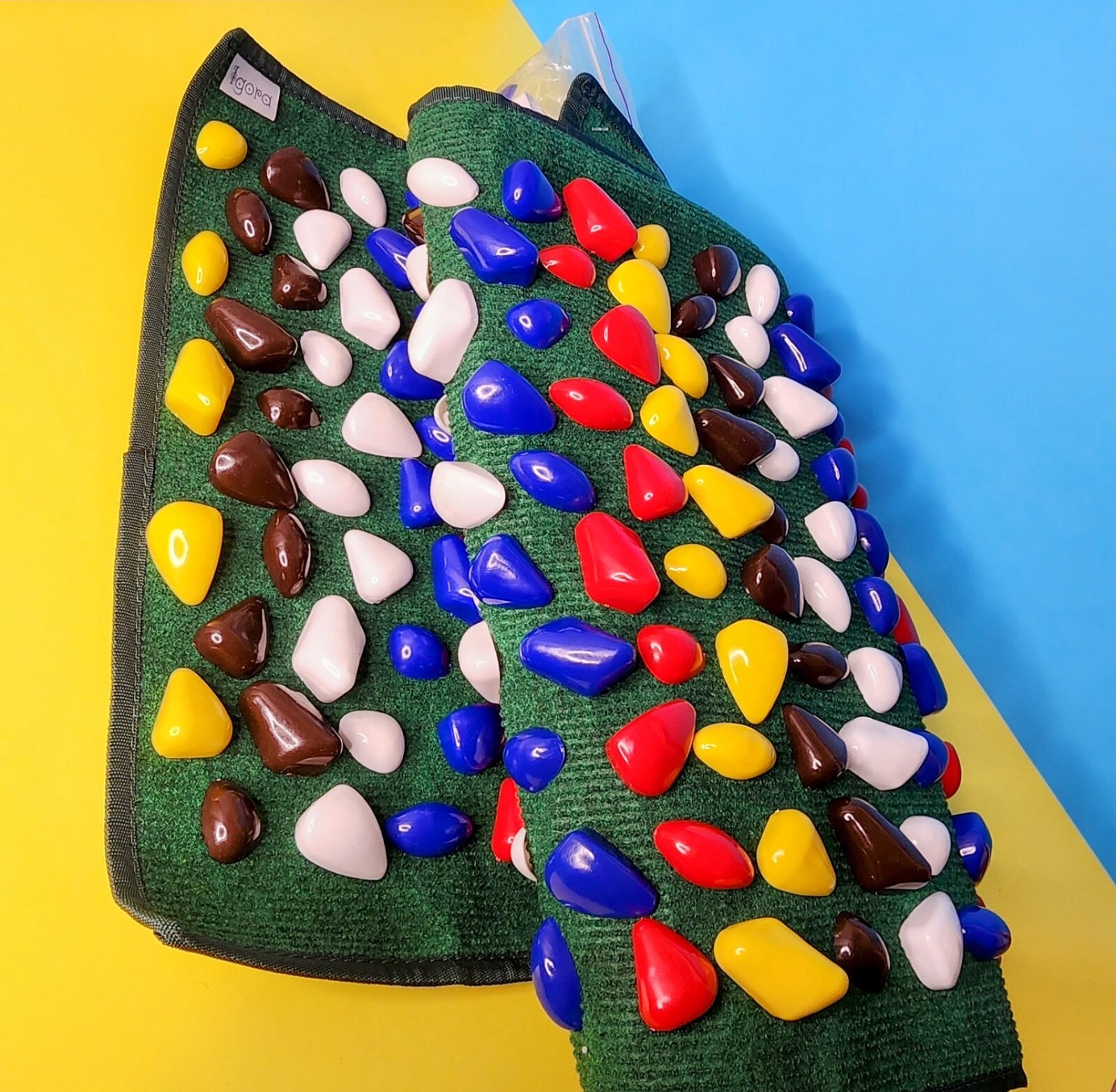 Igora Pebble Massage Mat – Acupressure Reflexology Rug – New – Made in Ukraine