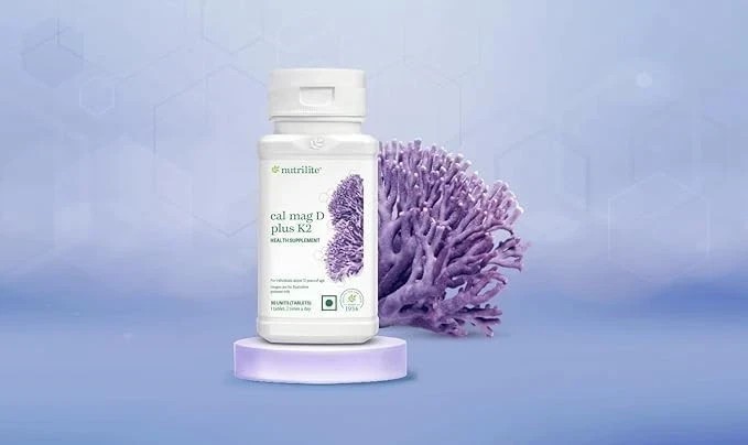 Cal Mag D Plus K2 Tablet(Pack of 2)| Support bone health, immune, Overall Health