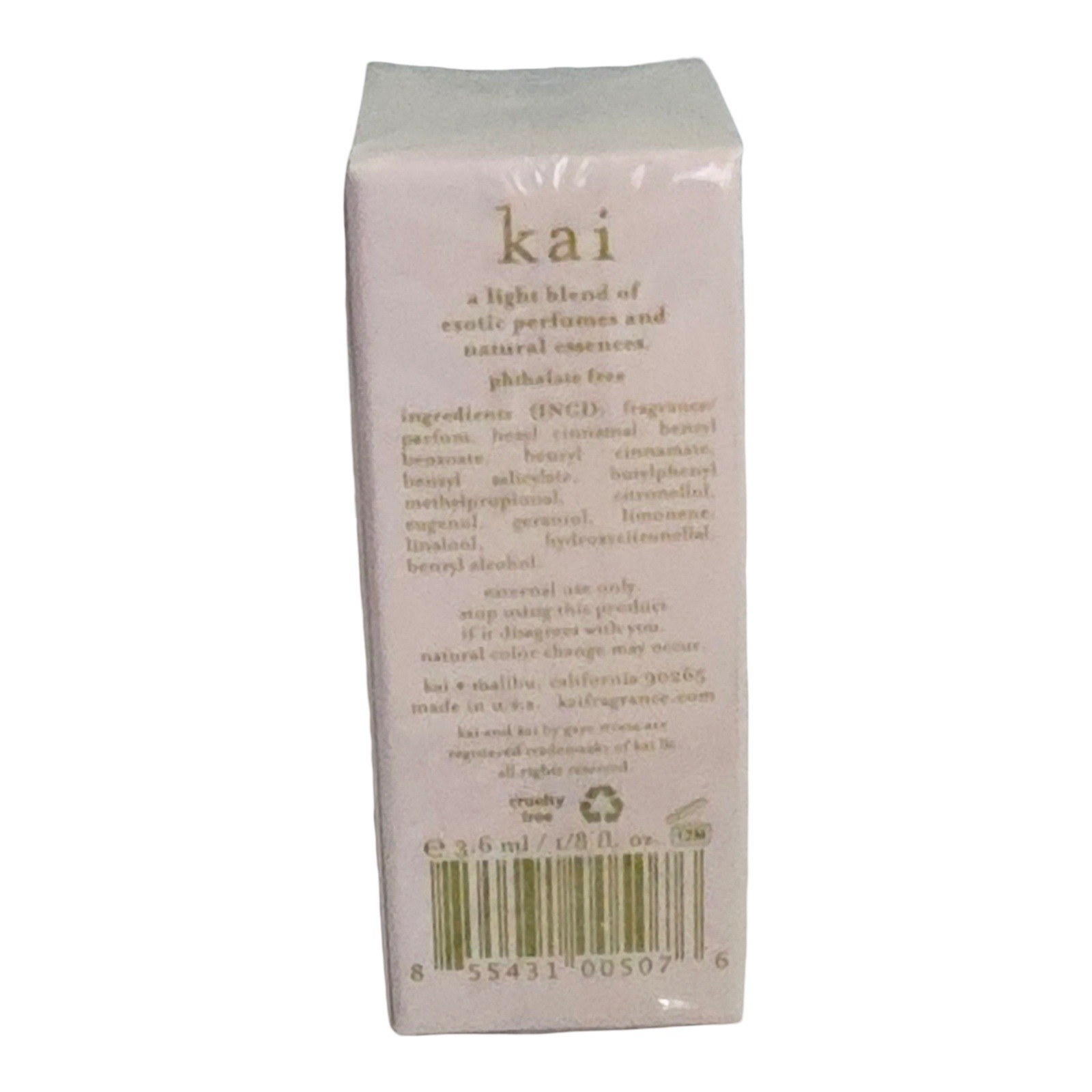 Kai by Gaye Straza Perfume Oil 3.6 ml 1/8 fl oz Tropical Floral Scent New In Box