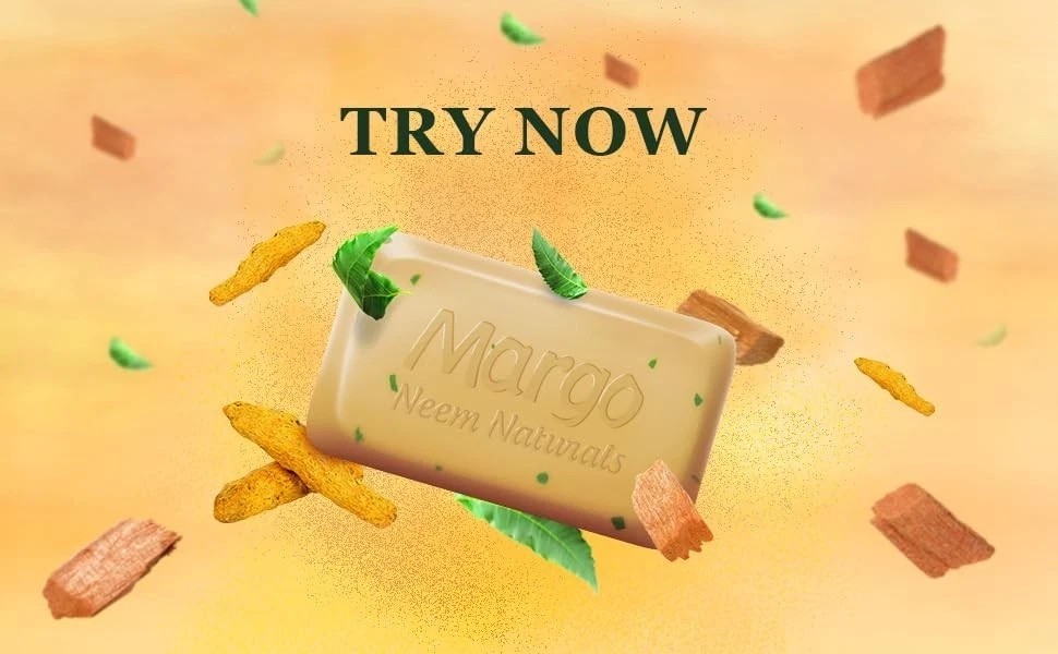 Margo Neem Naturals Soap For Clear Smooth Skin Pack of 5x100g Each Packs