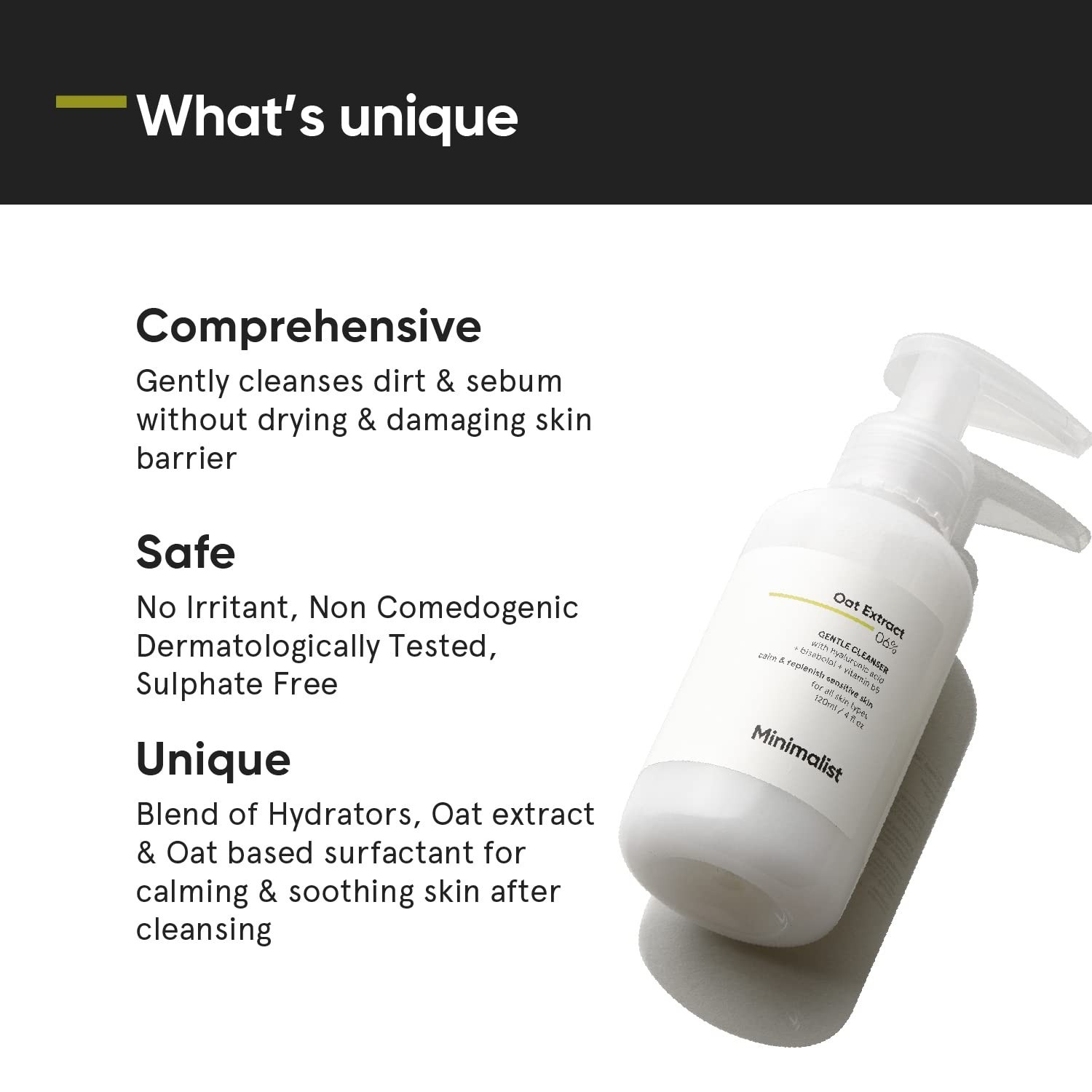 6% Oat Extract + Hyaluronic Acid Gentle Face Wash 50ml