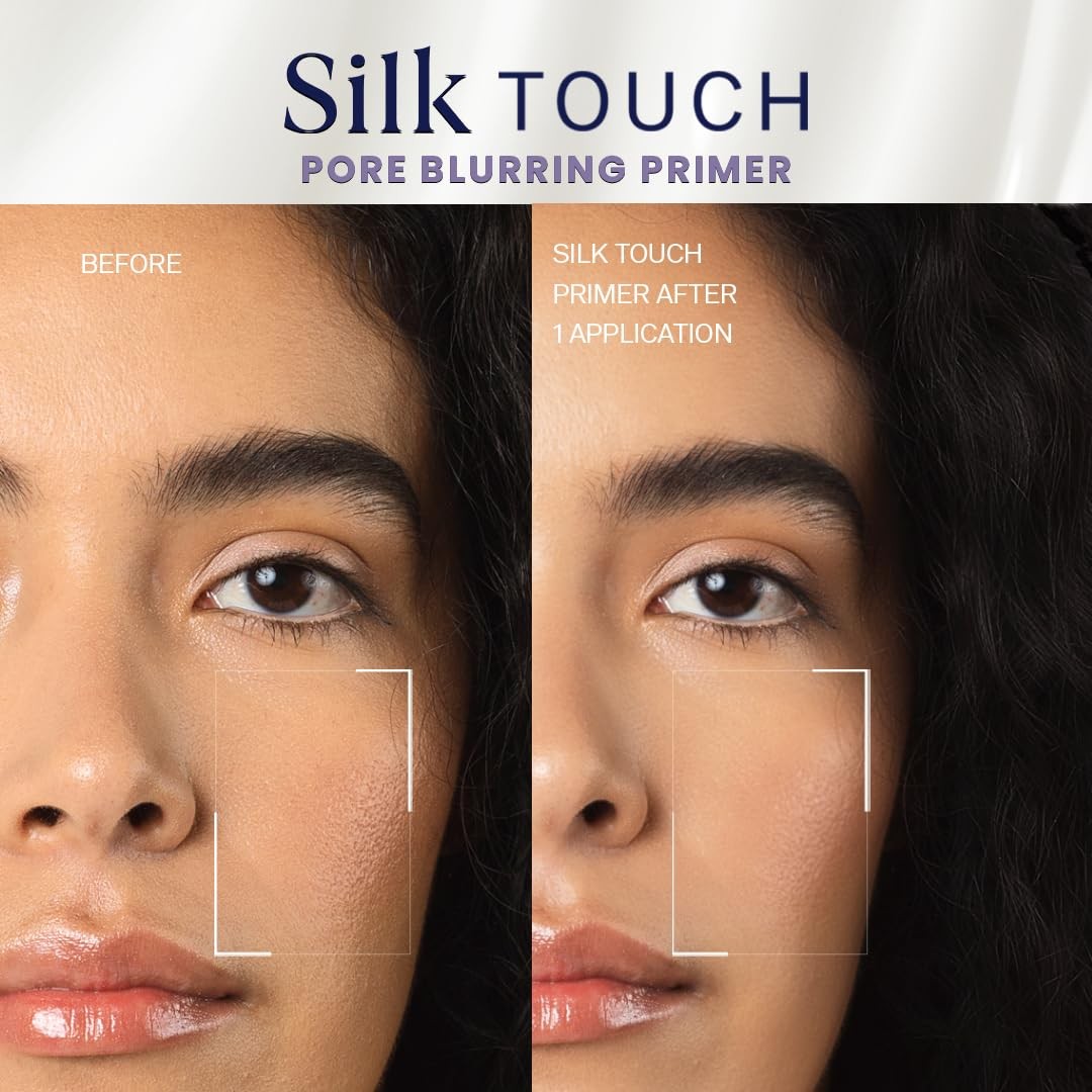 FLiCKA Silk Touch 3 in 1 Face Primer Moisturizer 60g Hydrating Makeup Base