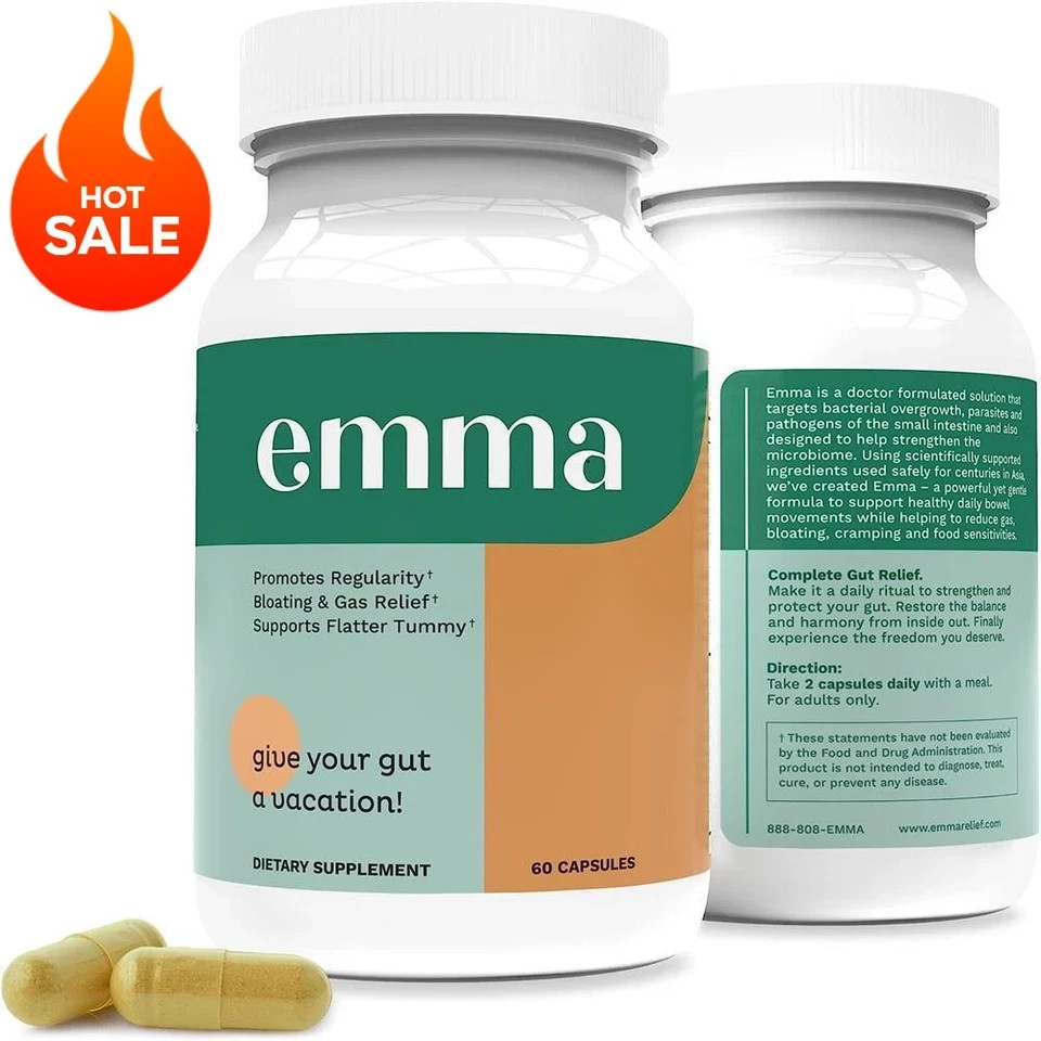 Emma 60 CT Antioxidant Improve Digestive Gut Health Clean Skin Boost Metabolism