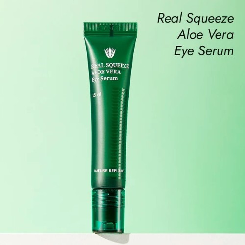 NATURE REPUBLIC Real Squeeze Aloe Vera Eye Serum 15ml Moisturizing Eye Treatment