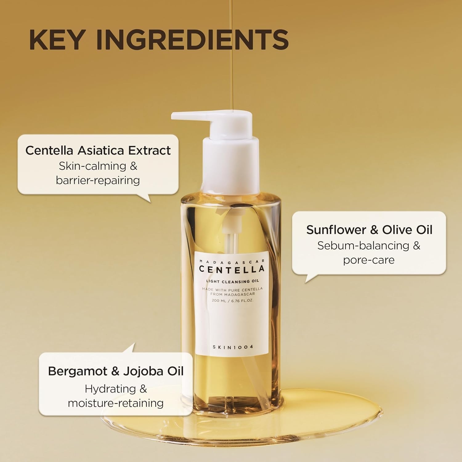 [US SELLER] Skin1004 Madagascar Centella Light Cleansing Oil 200ml