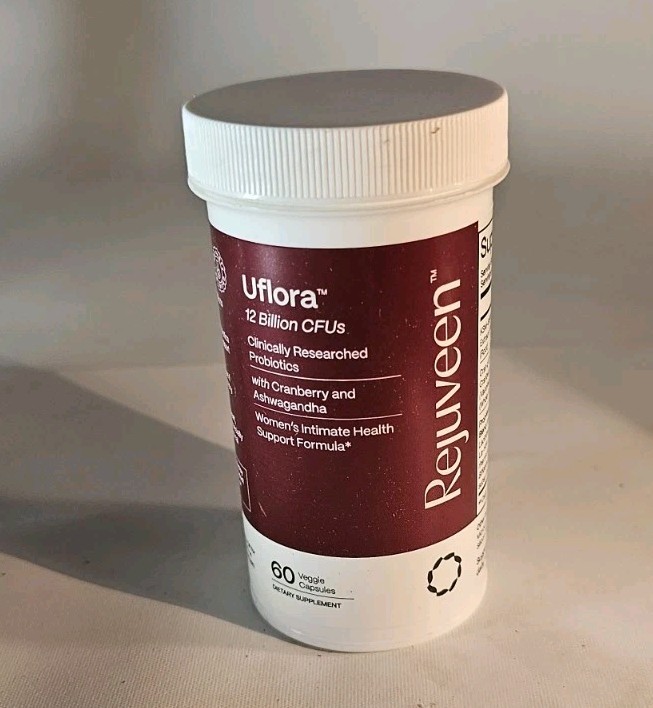 Rejuveen Uflora Vaginal Probiotics | Supports 60 Count Exp: 8/2026