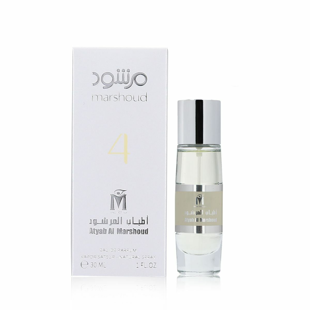 Marshoud No. 4 White by Atyab Al Marshoud 30ml Spray – Express Shipping