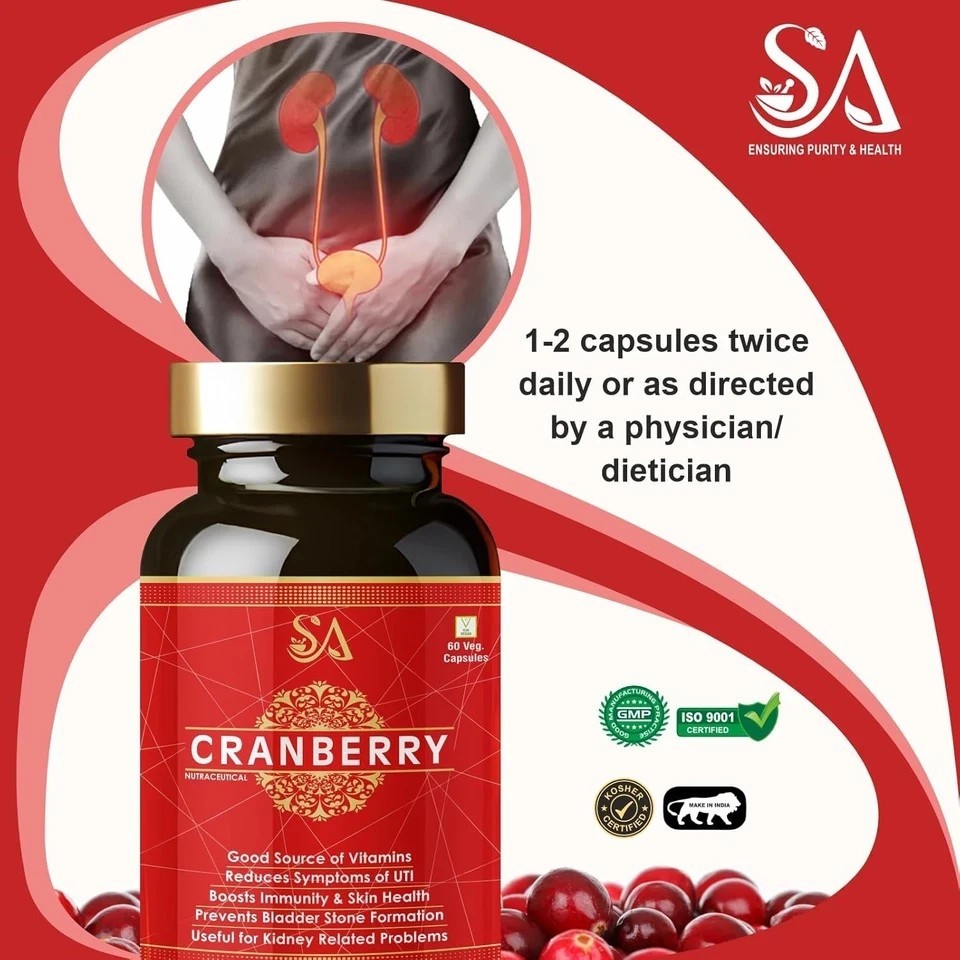 Sire Ayurveda Cranberry Capsules, 60 Capsules