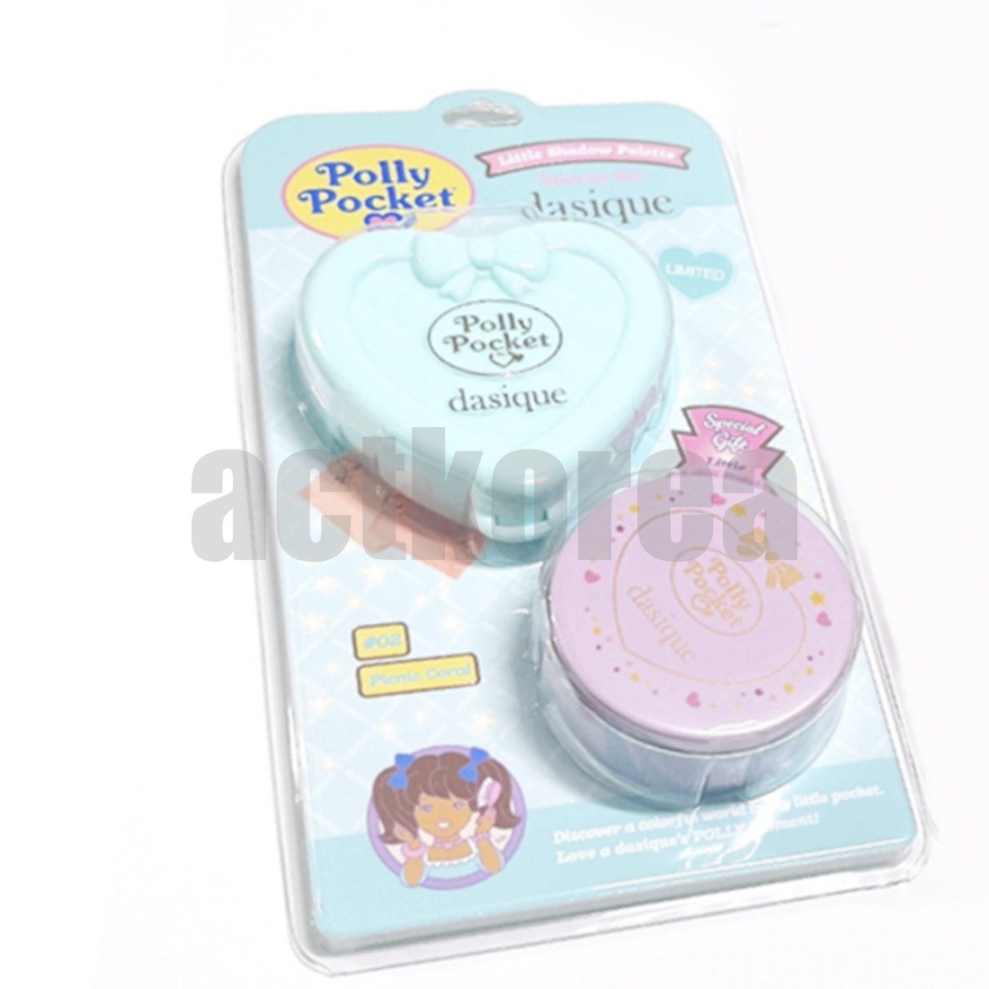 Dasique X Polly Pocket Little Shadow Palette Picnic Coral Eye Makeup Authentic