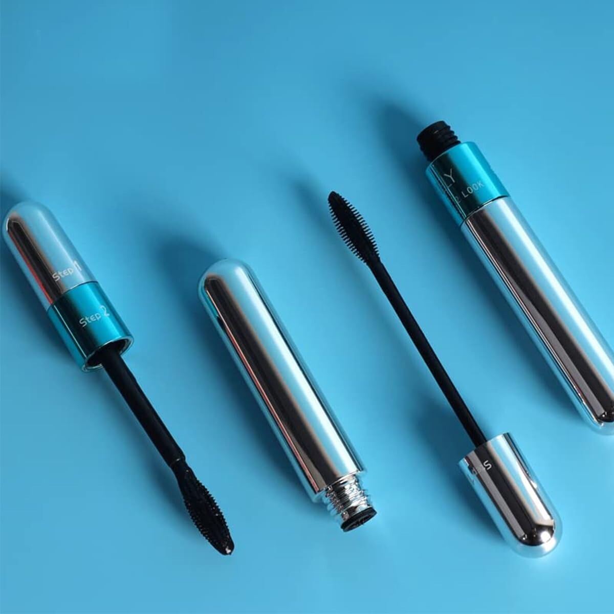 2 in 1 Mascara for VIBELY Mascara 5X Longer Waterproof Lash Cosmetics Mascara fo