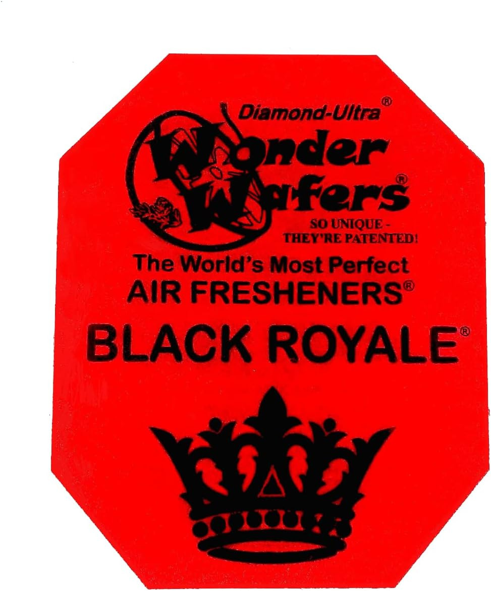 25 CT Individually Wrapped Black Royale Air Fresheners