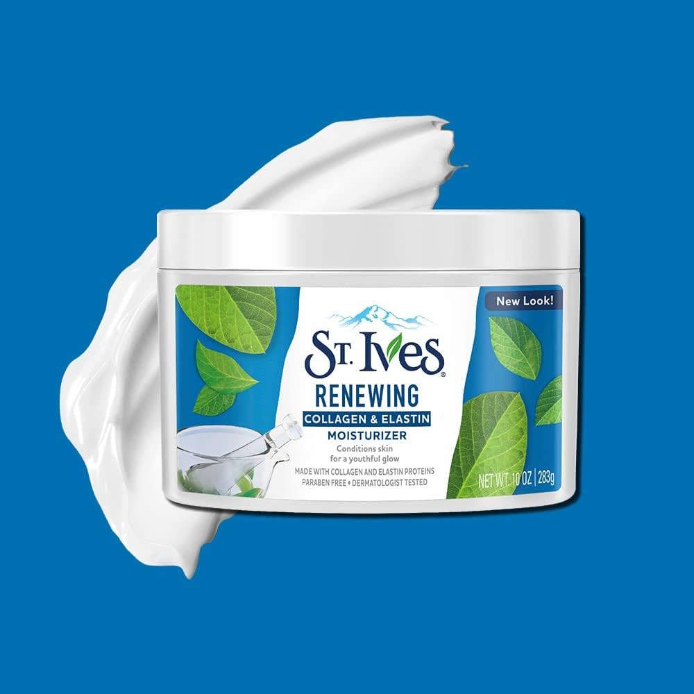 St. Ives Face Moisturizer Cream, Collagen 10 Ounce (Pack of 2), Timeless Skin