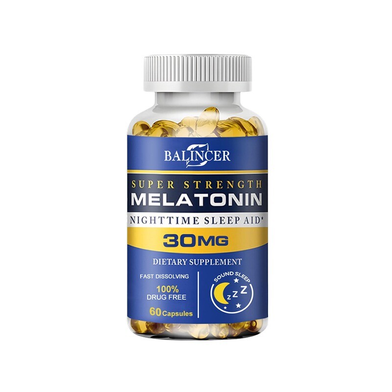 Nighttime Sleep Aid 30mg Supports Sleep Health 30 to120 Capsules