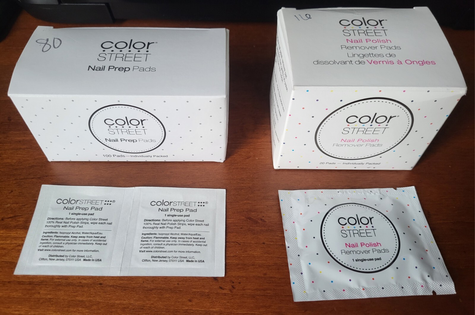 HUGE Color Street Misc Lot ~ branded Files branded Bags Cuticle sticks Prep Pads