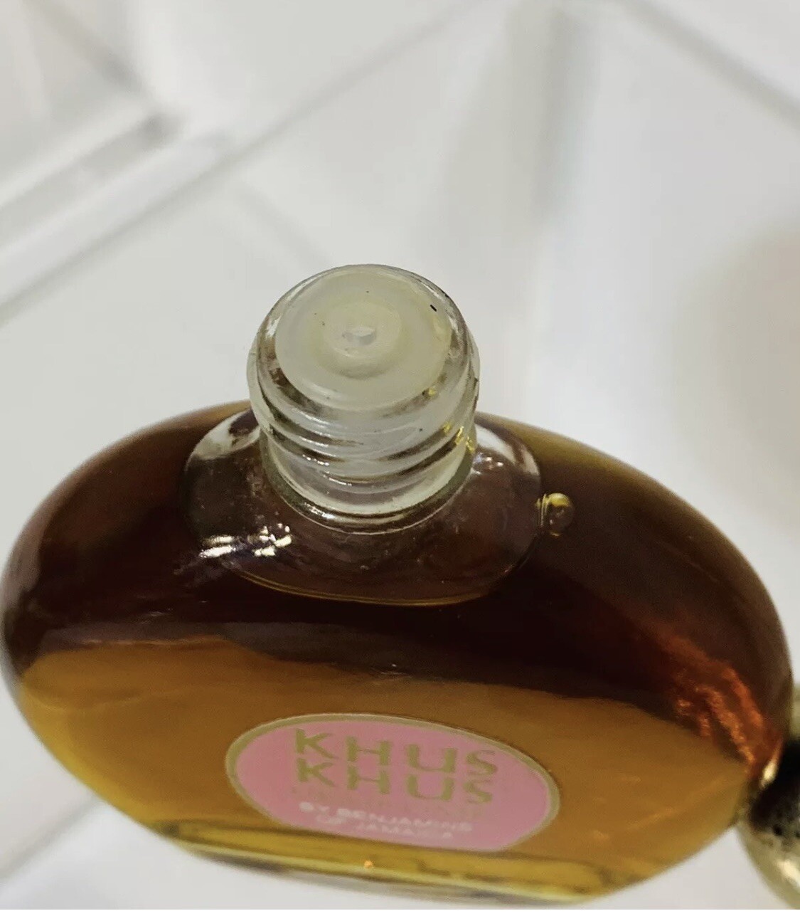 VINTAGE KHUS KHUS COLOGNE BY BENJAMINS OF JAMAICA SPLASH