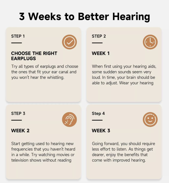 Bluetooth App Control Rechargeable Hearing Aids For Seniors Noise Cancelling OTC