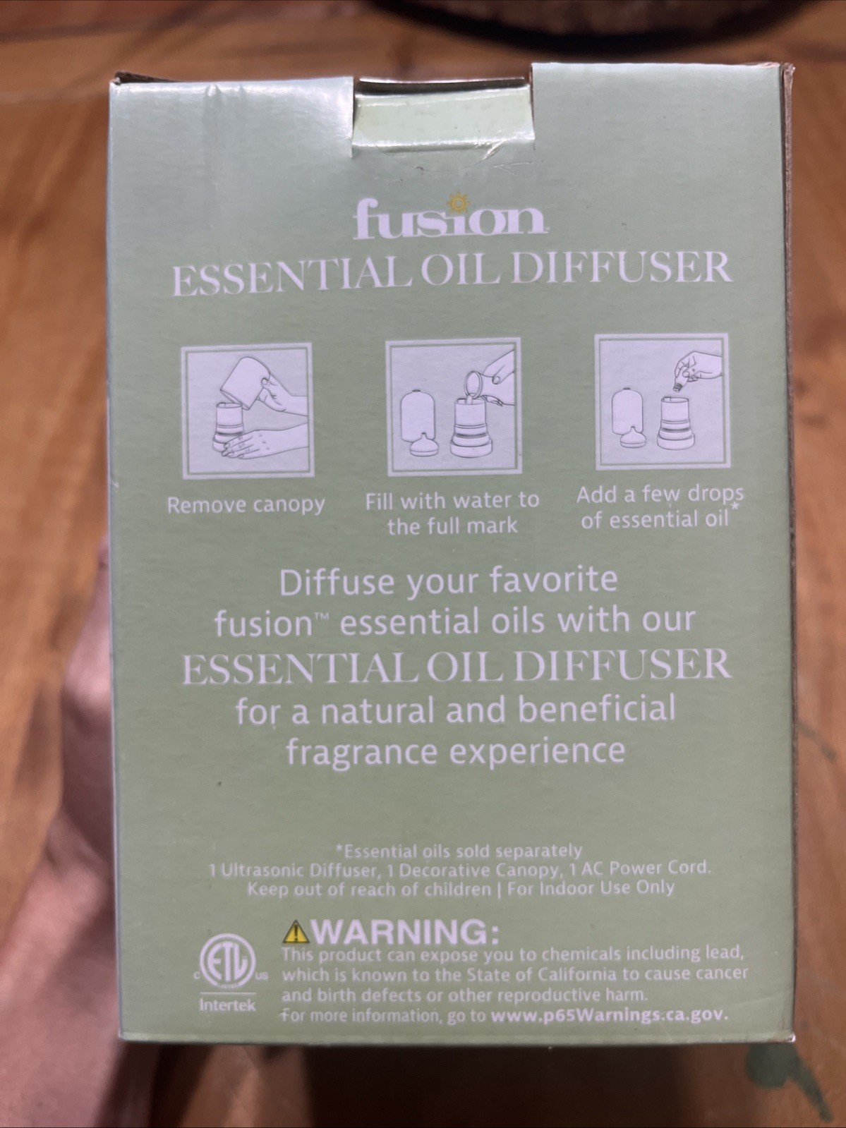 Fusion Essential Oil Diffuser 100 ML Tonkin