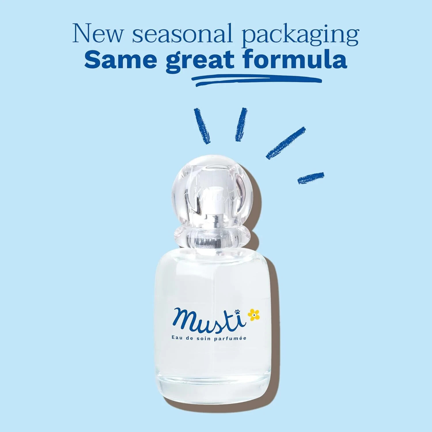 Mustela Musti Eau de Soin Perfume 1.69oz / 50ml Exp 04/2026