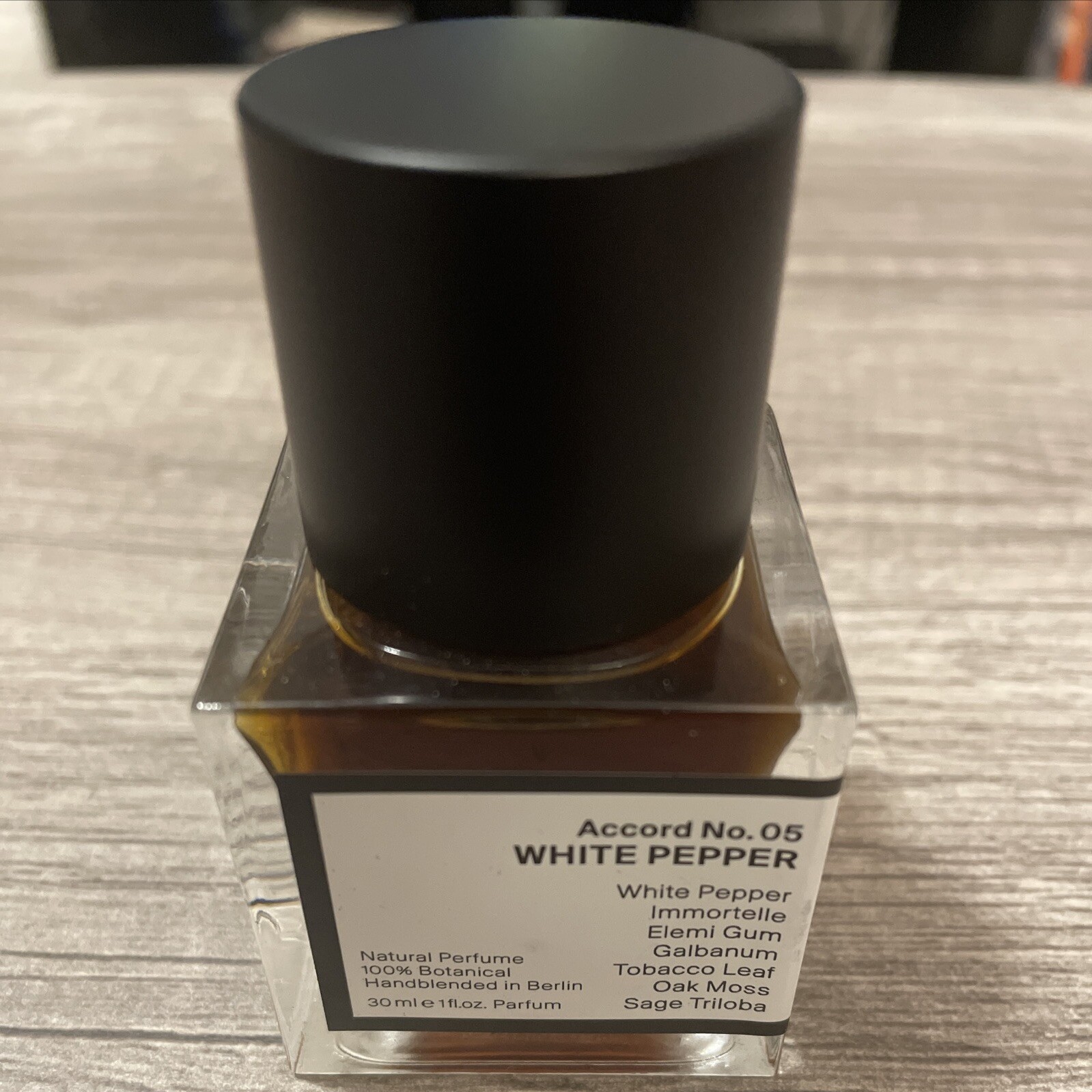 Accord No. 05: White Pepper AER Scents (IMPORTED FROM FRANCE) RARE