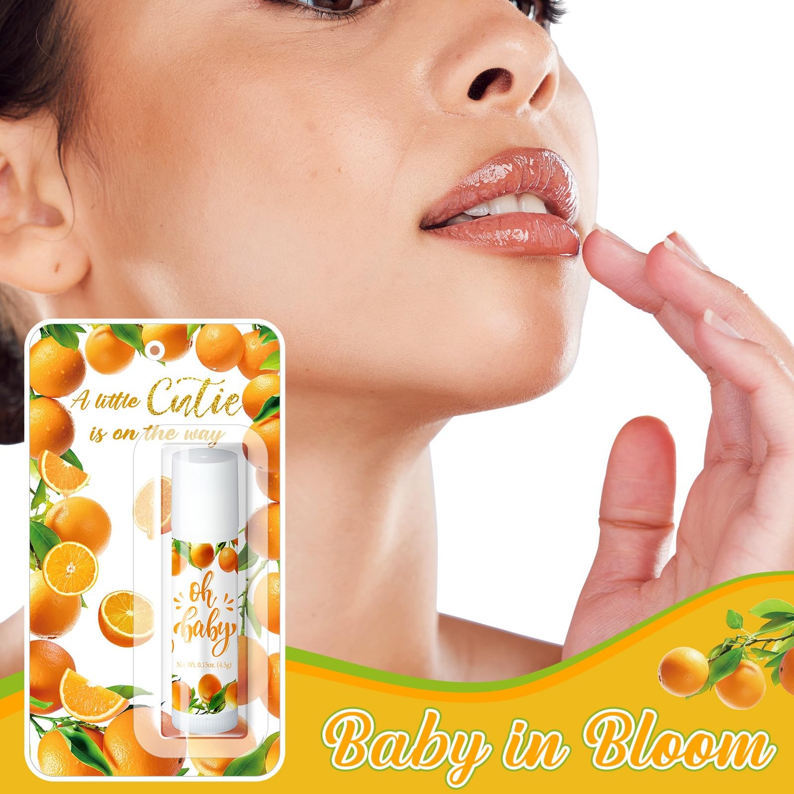 30 Pack a Little Cutie Baby Shower Games Prizes Party Gifts Bulk Lip Balms Fa…