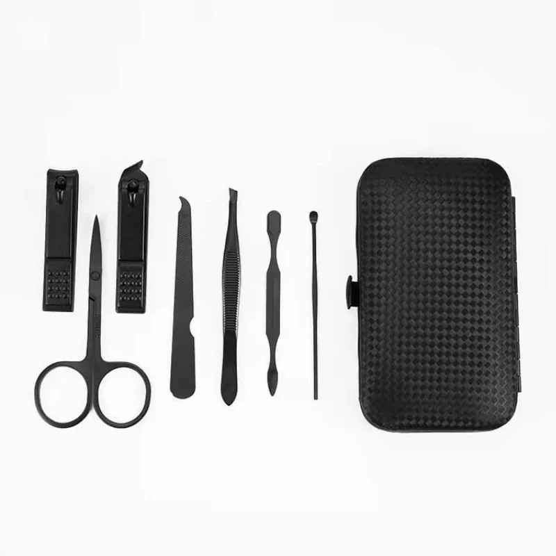 Nail Clipper 7Piece Set Large Opening Manicure Tool Unisex Mini Compact Gift Eye