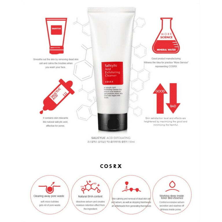 2Pack [Cosrx] Cosrx Salicylic Acid Daily Gentle Cleanser 150ml