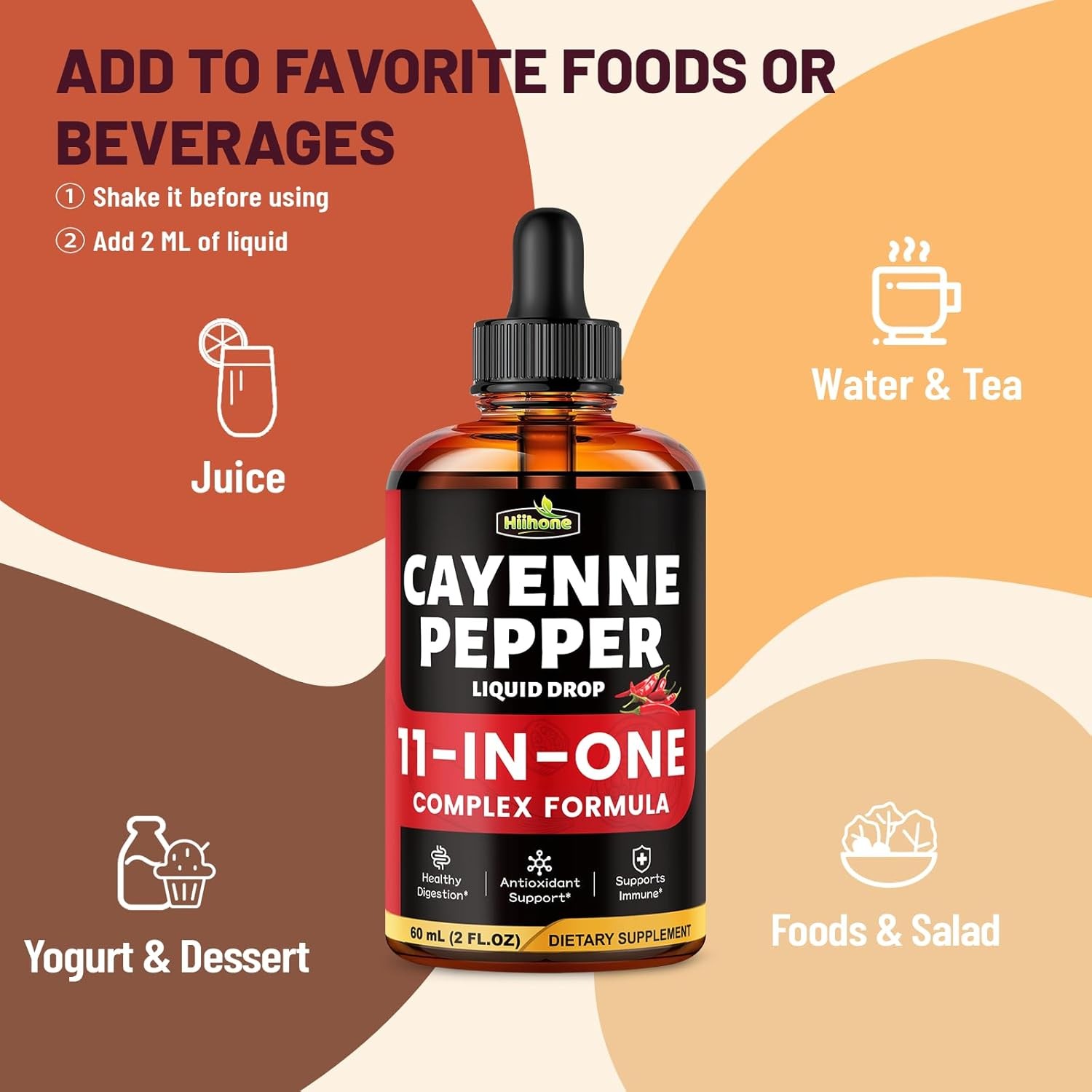 11-in-1 Cayenne Pepper Drops – Supports Healthy Digestion & Immune