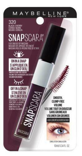 Maybelline Snapscara Mascara ~ CHOOSE YOUR SHADE ~ Blue, Black Cherry, Violet