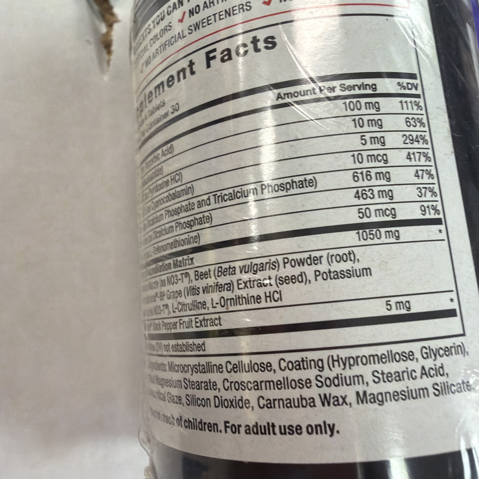 2X Force Factor Total Beets Blood Pressure Support 120 EACH (10/2028)