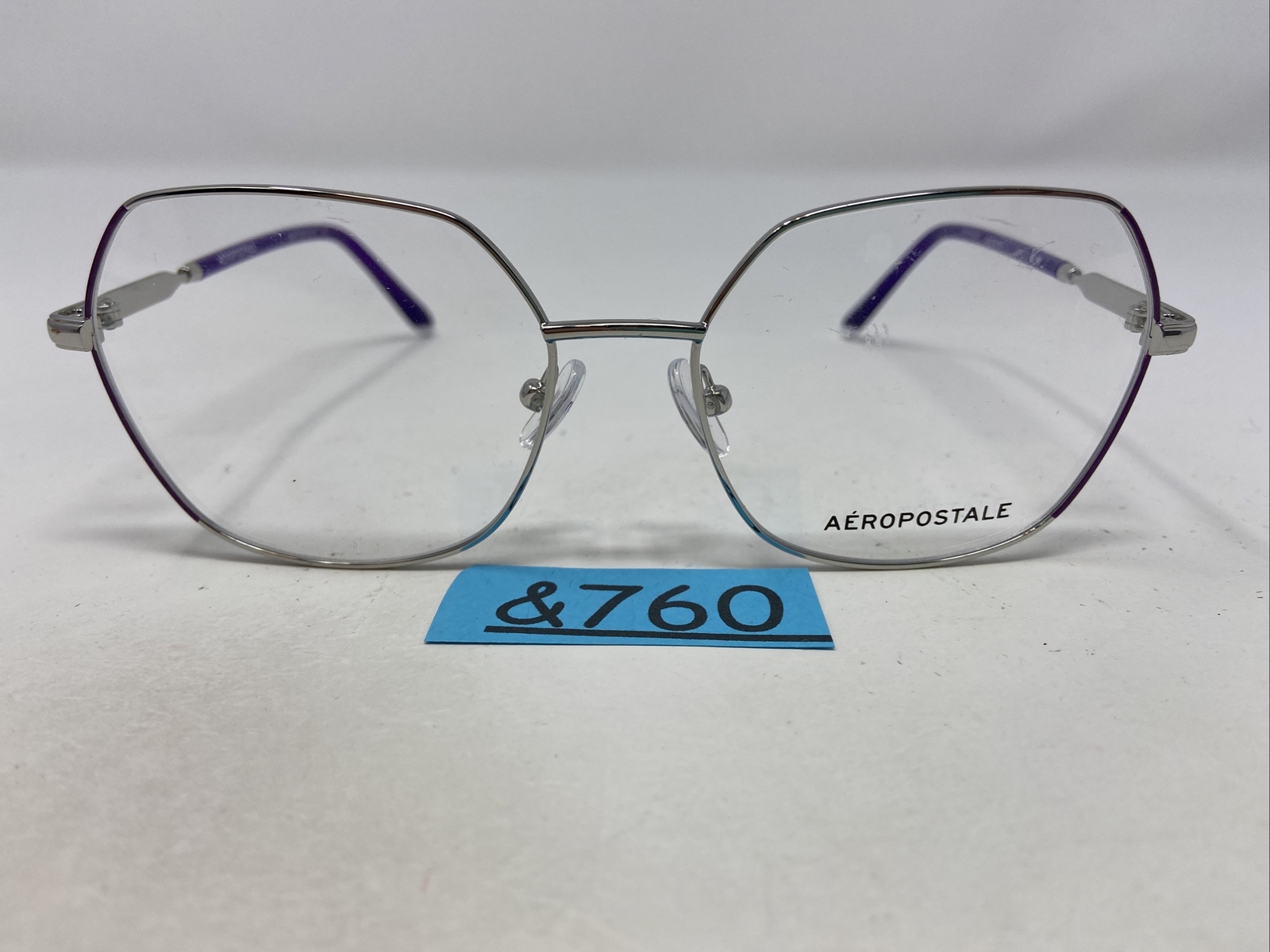 Aeropostale AER4003 AMETHYST 55-17-140 Purple/Silver Eyeglasses Frame &760