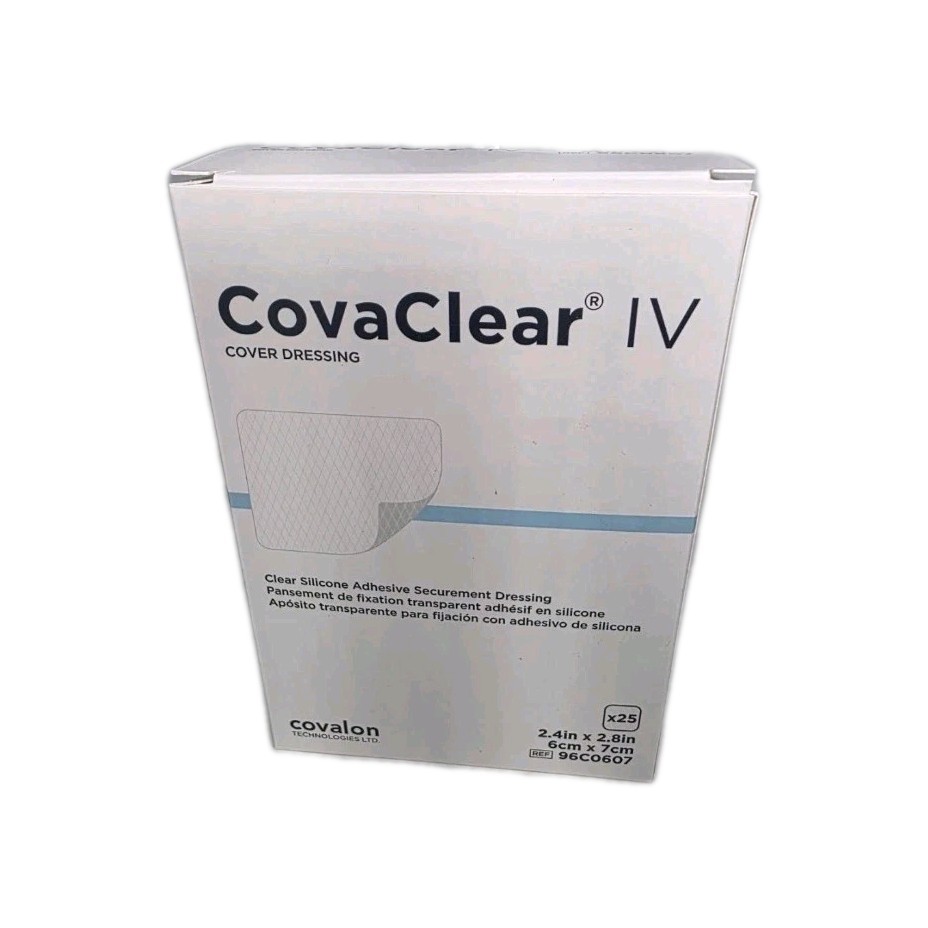 Covaclear IV Cover Dressing – 2.4in x 2.8in Ref# 96C0607 Exp 2027 25 Pcs/ Box